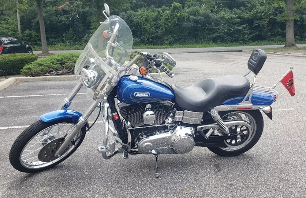 Motorcyle Blue